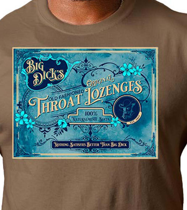 Big Dick's Throat Lozenges T-Shirt by i am SUCIA