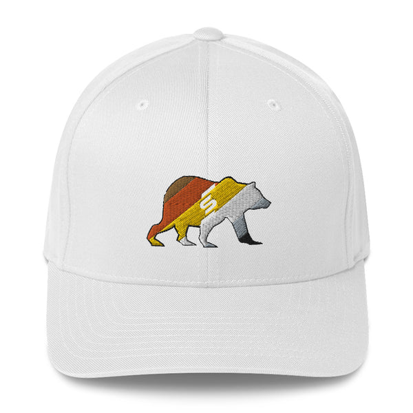 White Jagged Little Bear Cap by i am SUCIA