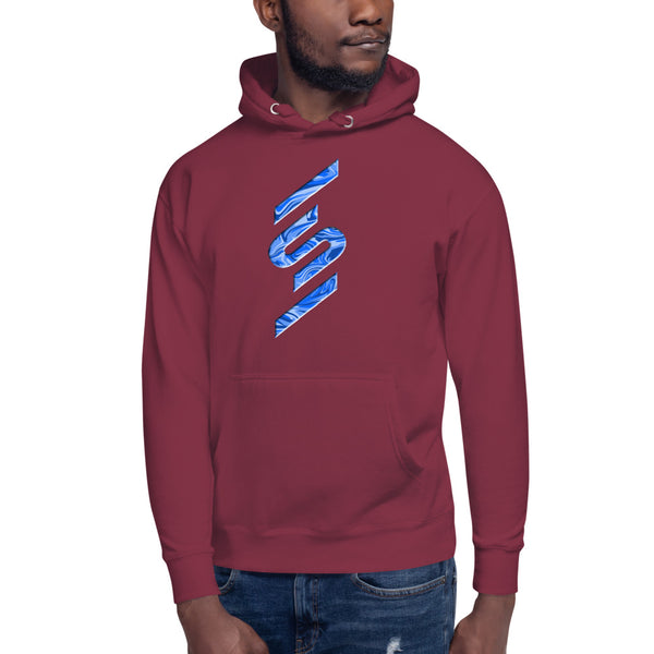 Azure Camo Sucia Sport Hoodie by iamSUCIA